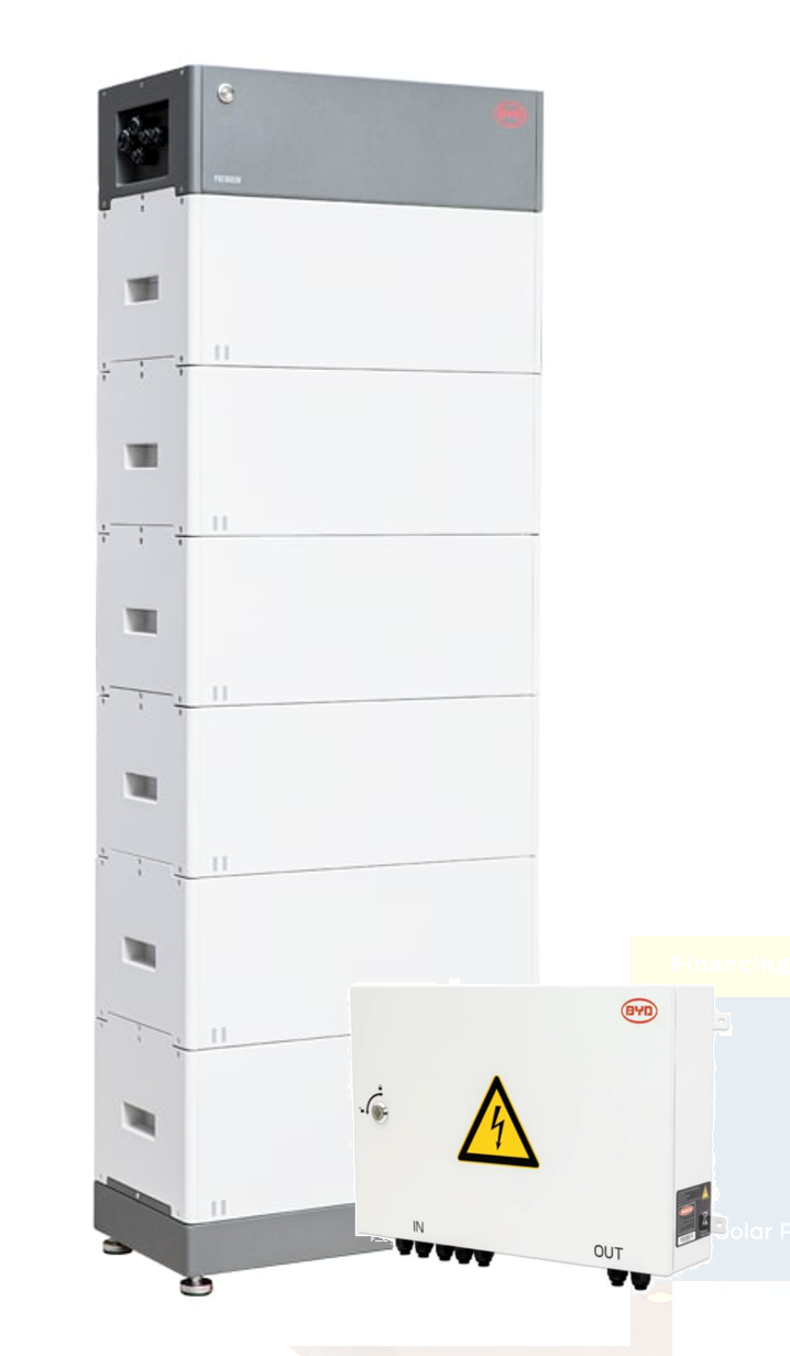 BYD 16.6 kWh Home Storage Battery System (HVM 16.6) with Combiner