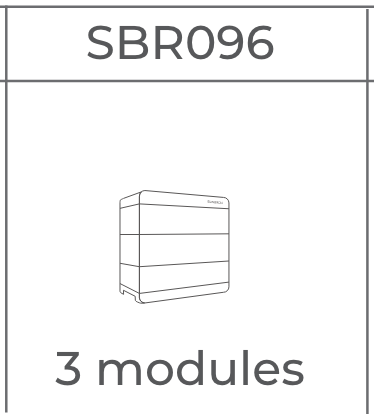 Batería de almacenamiento para el hogar Sungrow de 9,6 kWh (SBR096)