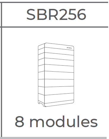 Batería de almacenamiento para el hogar Sungrow de 25,6 kWh (SBR256)