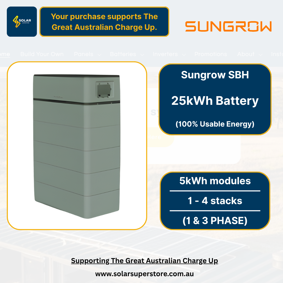 Sungrow SBH: 25kWh [HV Battery]