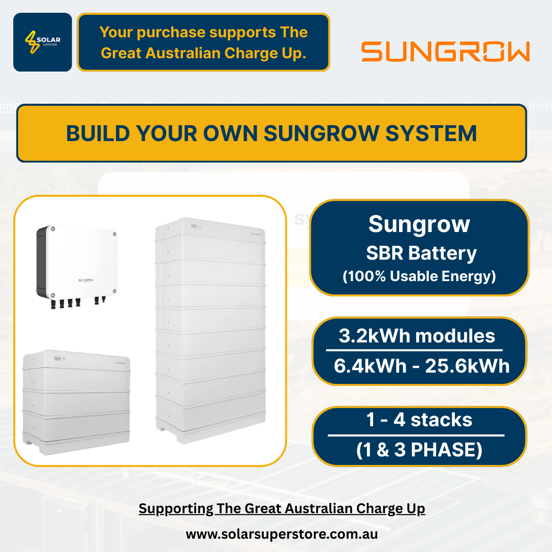 Sungrow SBR: 2 x 25.6kWh [HV Battery]