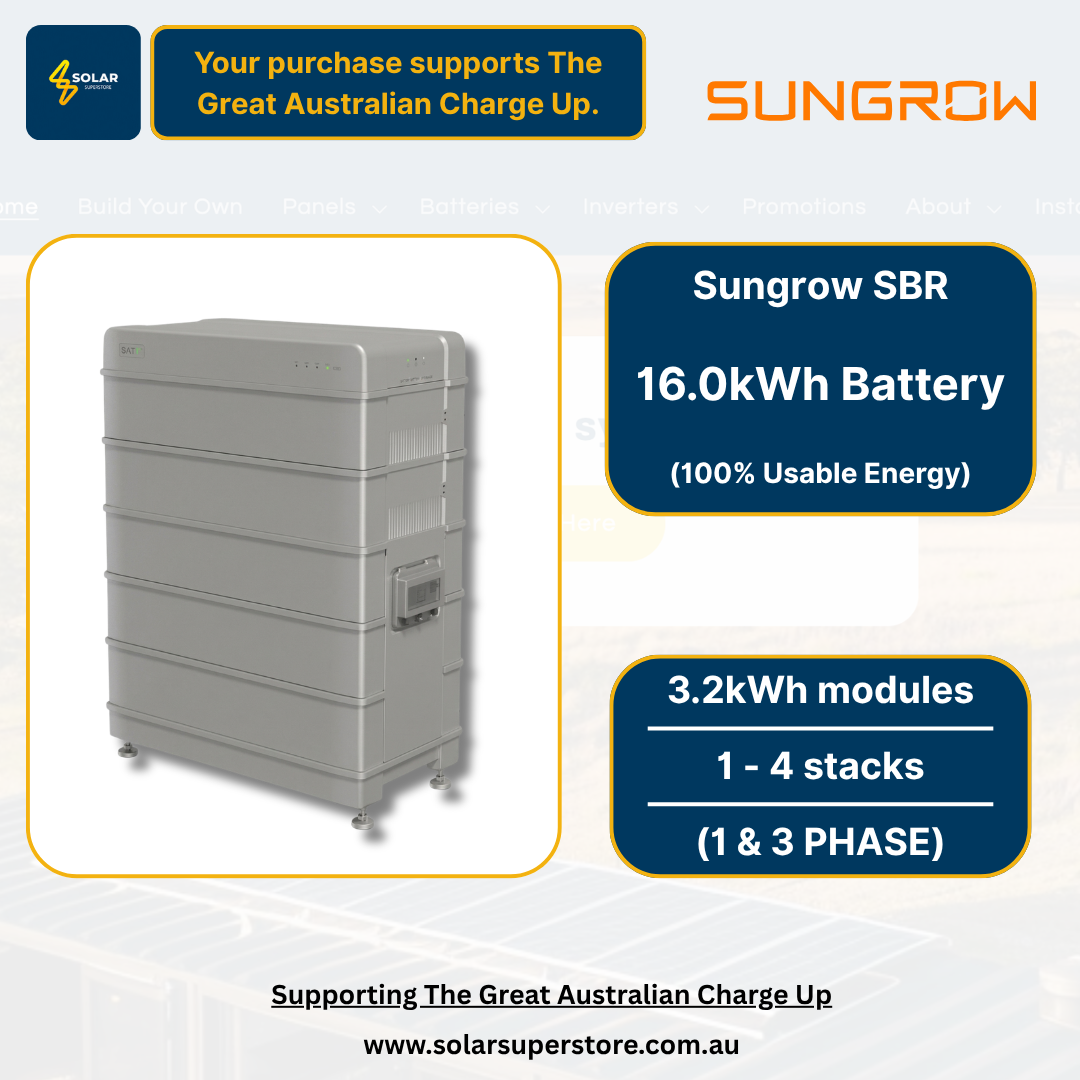 Sungrow SBR: 16kWh [HV Battery]