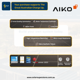 AIKO Solar Home Package: 475W [A475-MAH54Mw] Panels (Black Frame N-Type)