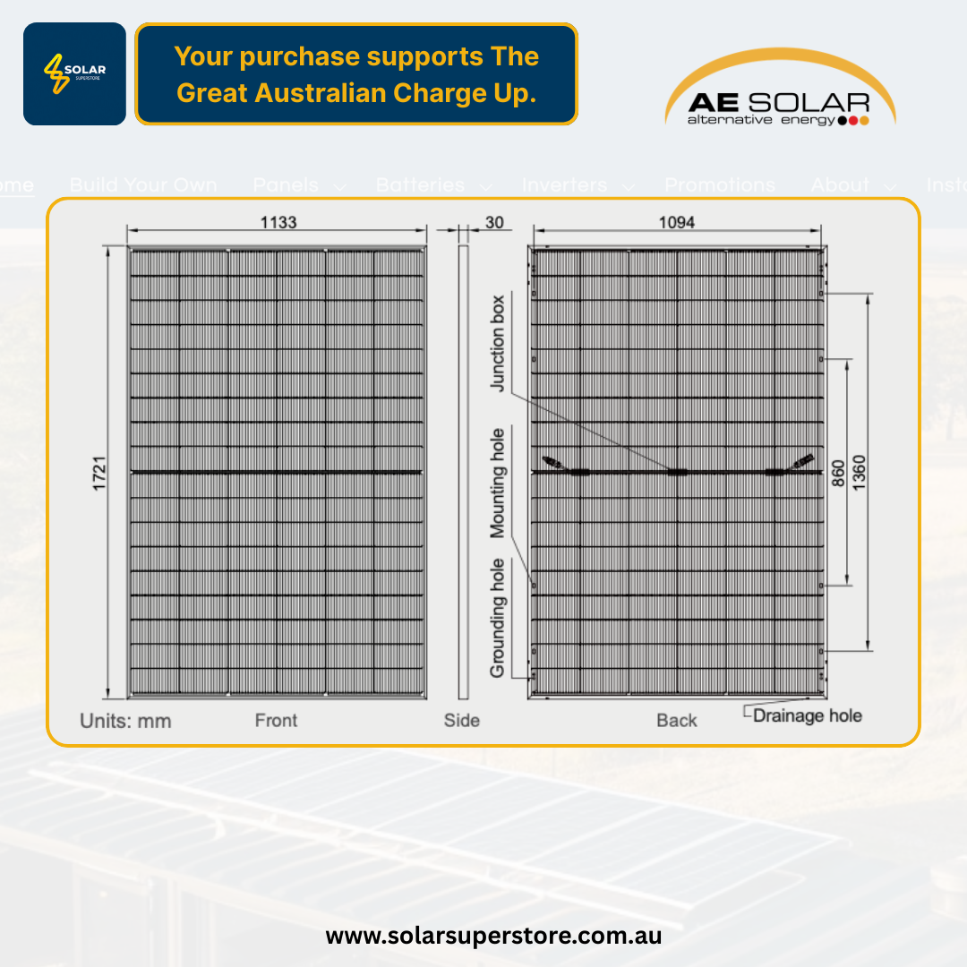 AE Solar Home Package: 440W [AE440CMD-108BDE] Panels (All Black N-Type)