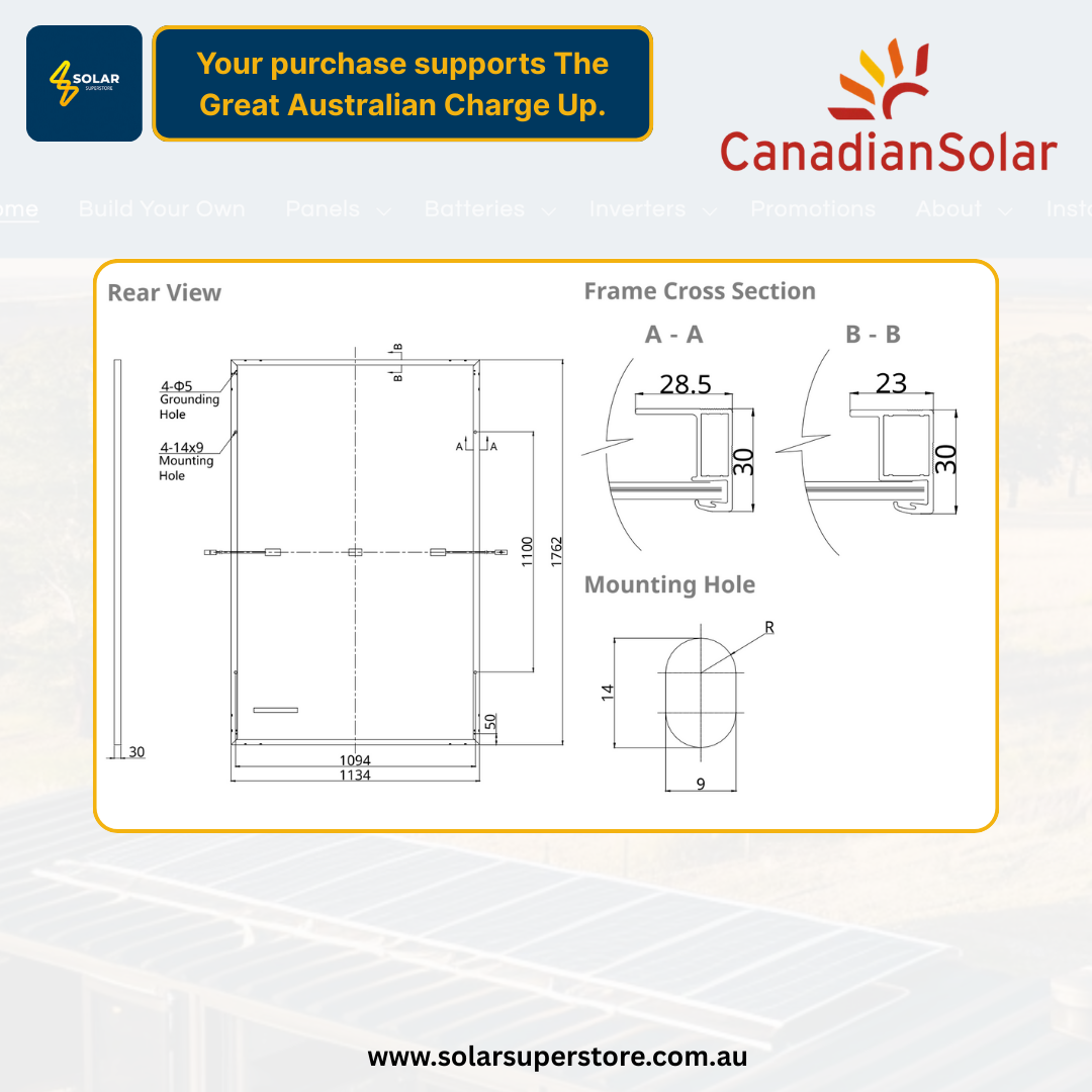 Canadian Solar Home Package: 1.32kW-101.2kW (440W CS6.2-48TD Panels) All-Black N-Type TOPCon