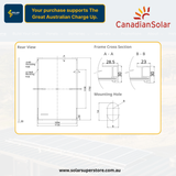 Canadian Solar Home Package: 1.32kW-101.2kW (440W CS6.2-48TD Panels) All-Black N-Type TOPCon