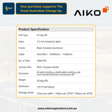 AIKO Solar Home Package: 475W [A475-MAH54Mw] Panels (Black Frame N-Type)