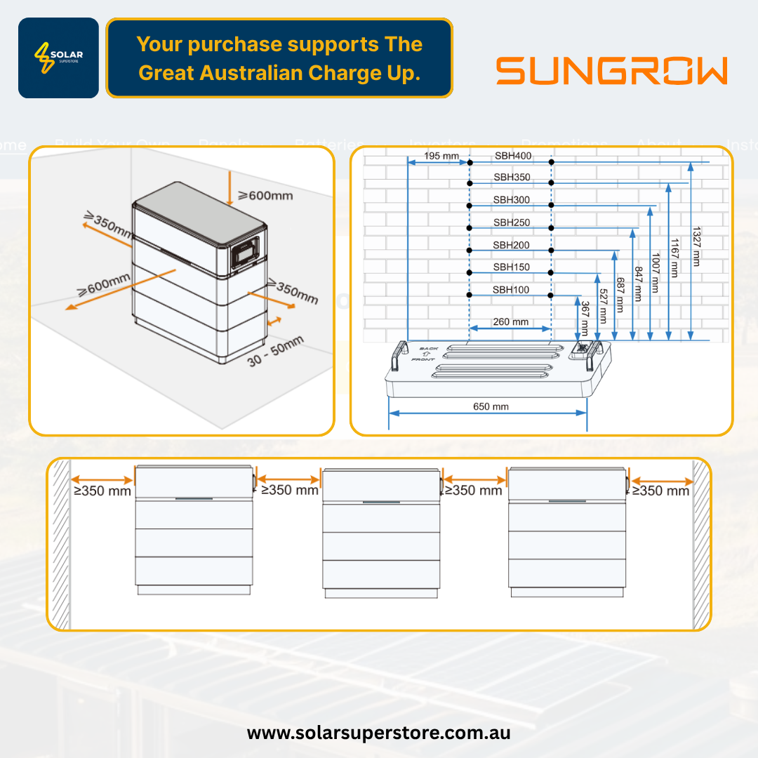 Sungrow SBH: 25kWh [HV Battery]