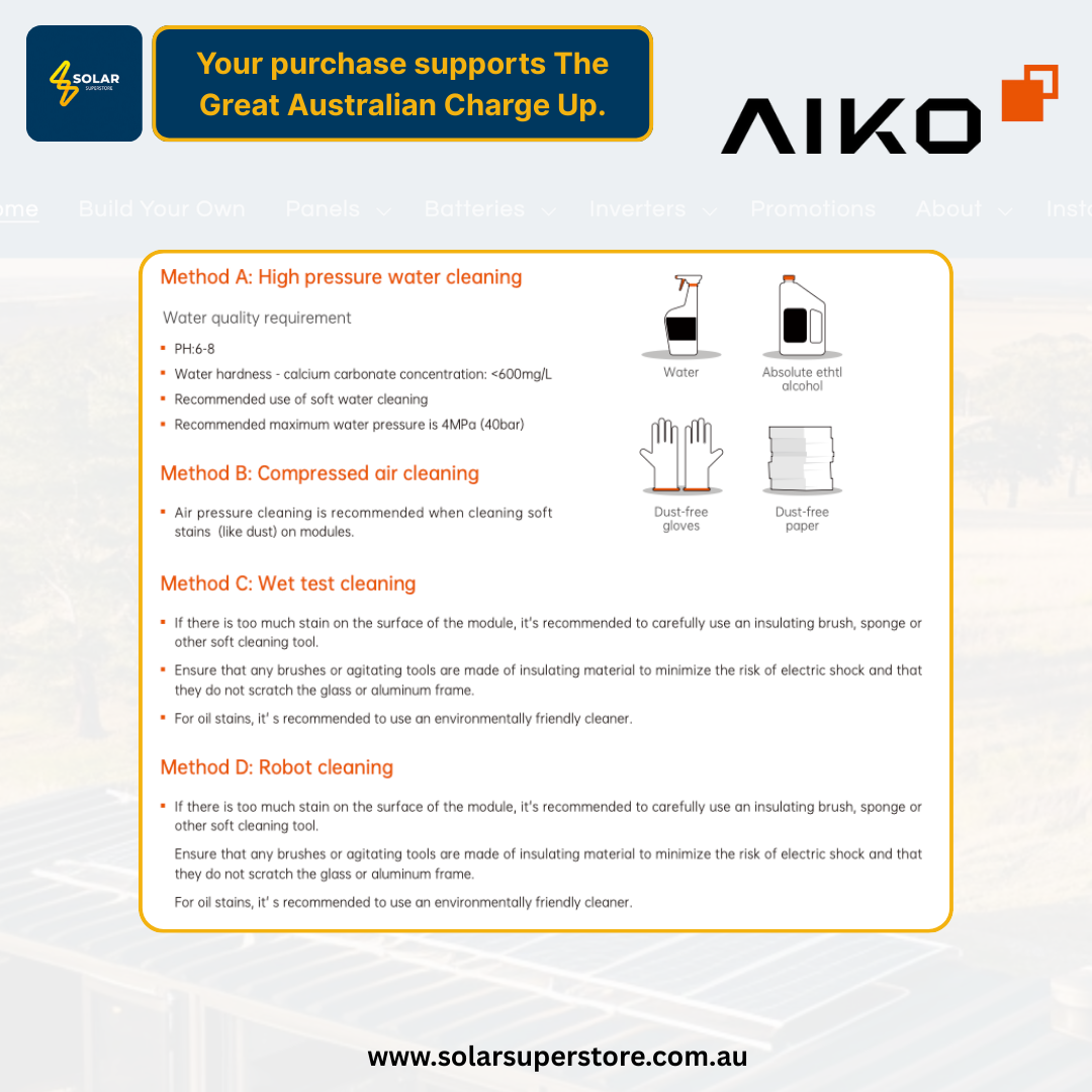 AIKO Solar Home Package: 475W [A475-MAH54Mw] Panels (Black Frame N-Type)