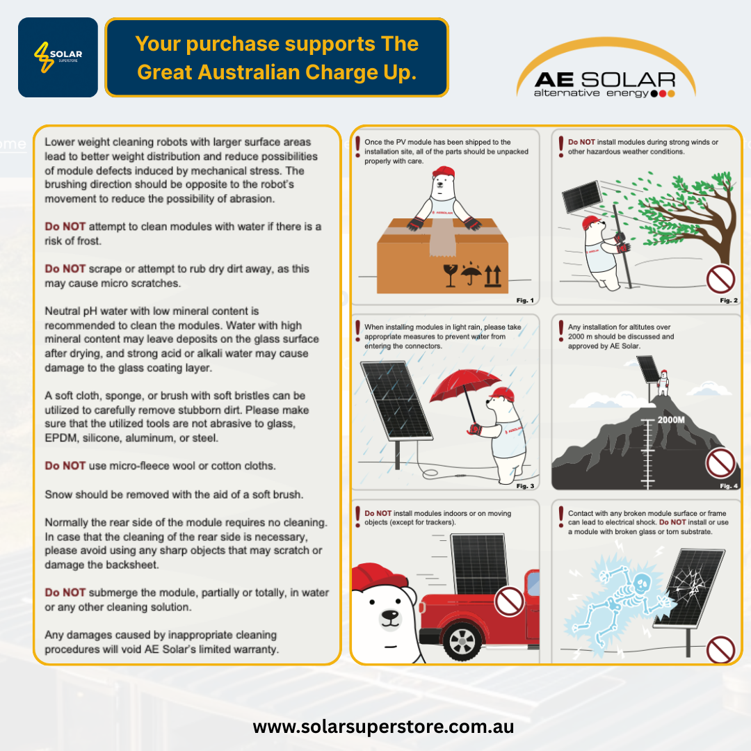 AE Solar Home Package: 440W [AE440CMD-108BDE] Panels (All Black N-Type)