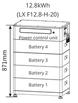 Goodwe 12.8 kWh Home Storage Battery (LX-F-G2)