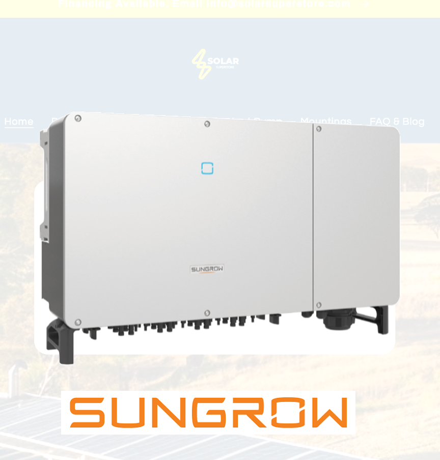 Sungrow 5-110kW (String - 3 Phase)