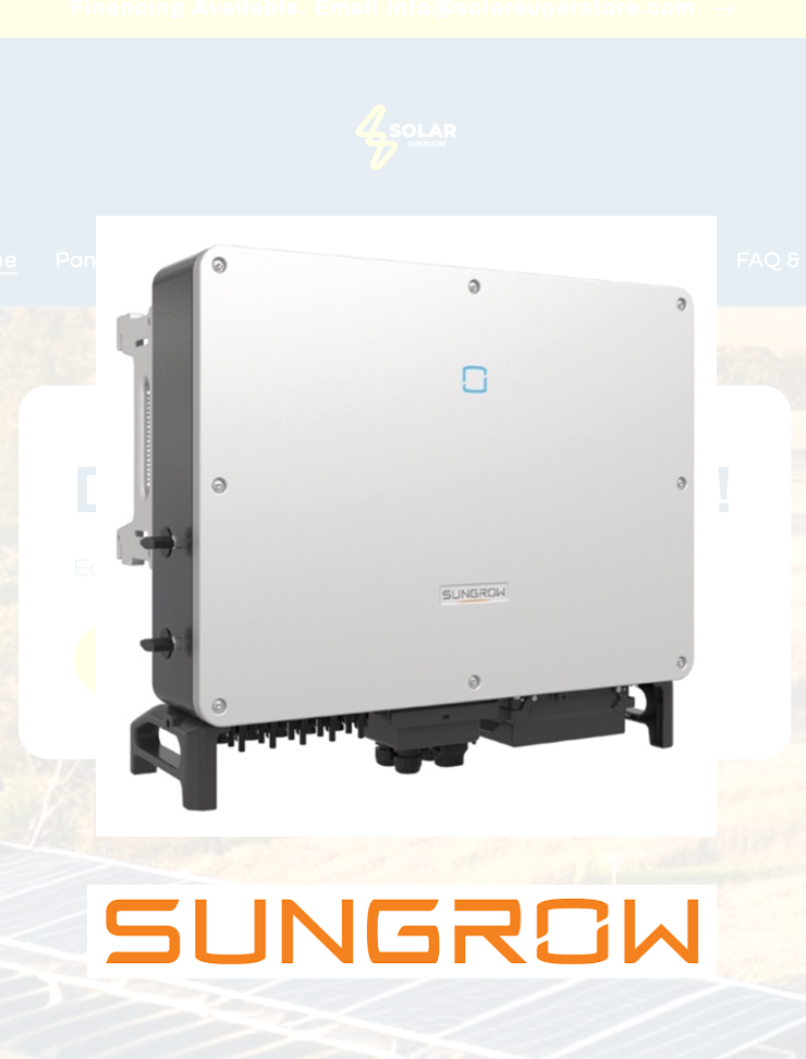 Sungrow 5-110kW (String - 3 Phase)